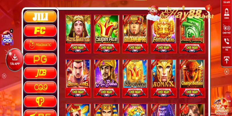 Những tựa game Slot không thể bỏ lỡ